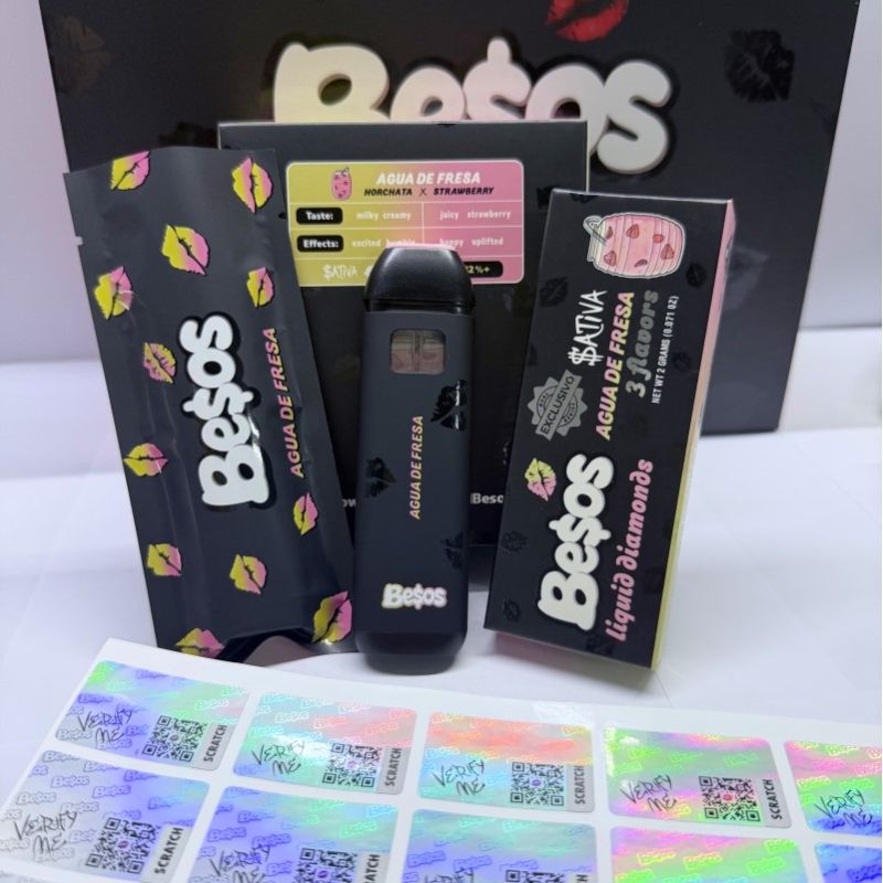 Besos 2ml Dual Flavors Disposable with Smart LED Screen